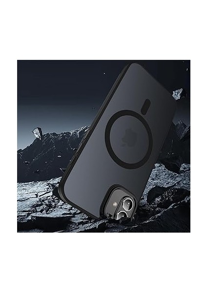 Trend iPhone 16 Uyumlu Kılıf Kablosuz Wireless Şarj Özellikli Arka Tarafı Mat Şeffaf Kenarları Siyah Kılıf (Siyah, IPHONE_16) fiyatları