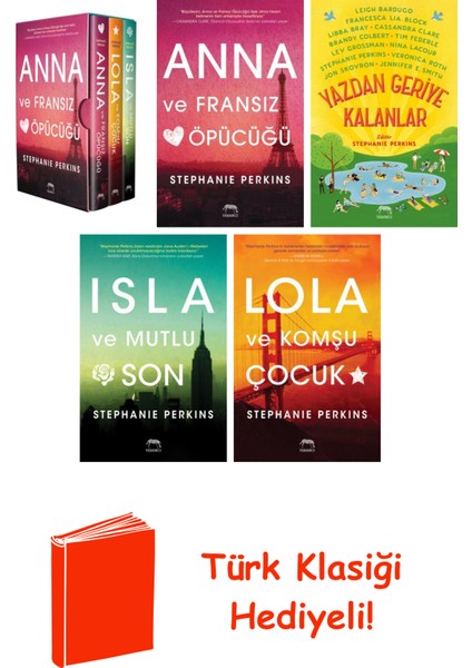 Stephanie Perkins 5 Kitap Seti + Türk Klasiği Hediye