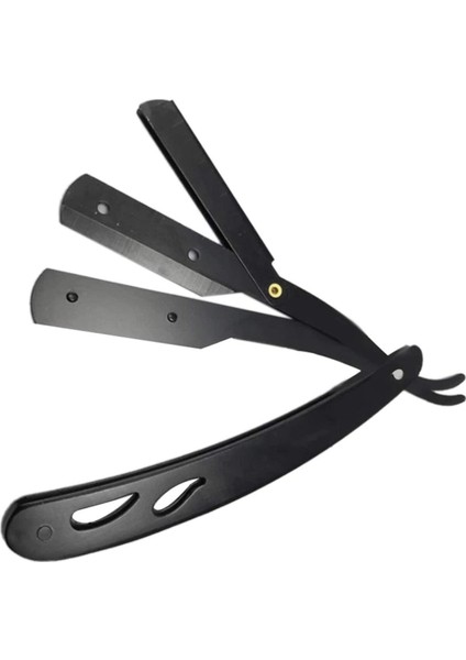 Ergonomik Siyah Profesyonel Berber Usturası Saç ve Sakal Kesim Aleti modelleri