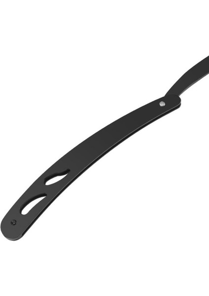 Ergonomik Siyah Profesyonel Berber Usturası Saç ve Sakal Kesim Aleti