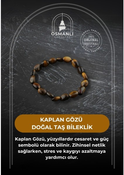 Çok Renkli Kaplan Gözü Doğal Taş Bileklik, Enerji ve Şıklık Sunar