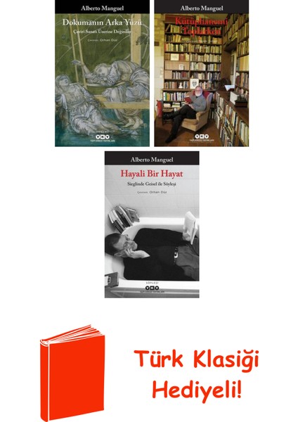 Alberto Manguel 3 Kitap Seti + Türk Klasiği Hediye