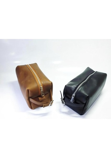 Hakiki Deri Dopp Kit El Çantası| Seyahat Makyaj ve Tıraş Çantası Organizer modelleri