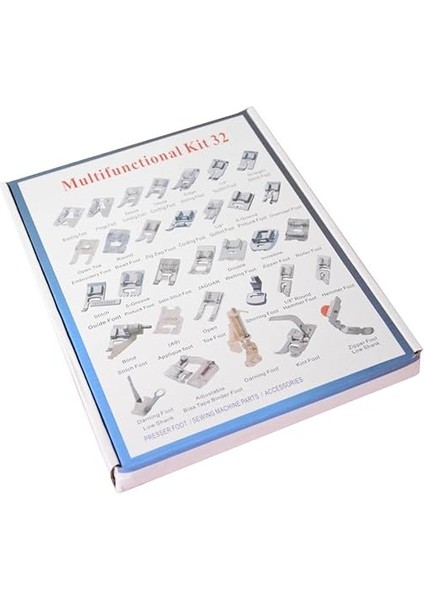 Ev Tipi Dikiş Makinesi Ayak Seti (32 Parça) Gt-32 modelleri