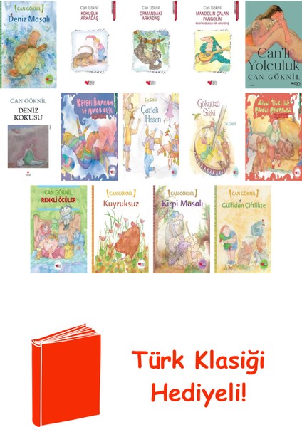 Can Göknil 14 Kitap Seti + Türk Klasiği Hediye