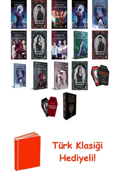 N. G. Kabal 17 Kitap Seti + Türk Klasiği Hediye