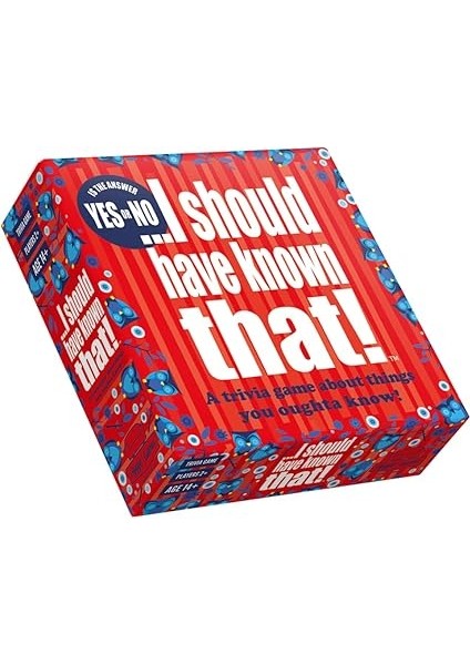 Games I Should Have Known That Trivia Yes Or No Edition , Kırmızı, Kutu Boyutu 5,7 x 5,7 x 1,8 Inç (21224) modelleri