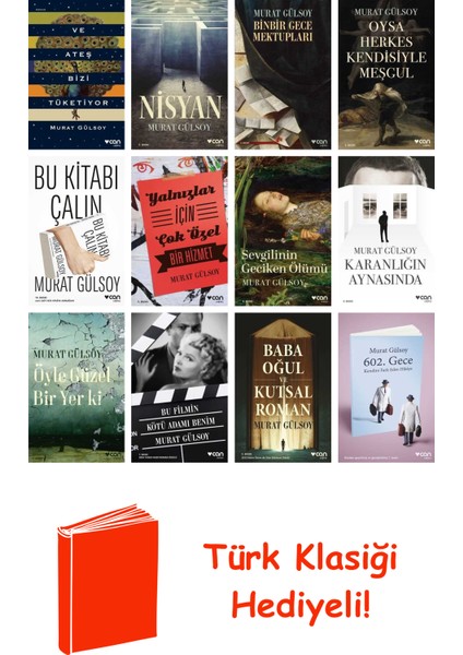 Murat Gülsoy 12 Kitap Seti + Türk Klasiği Hediye