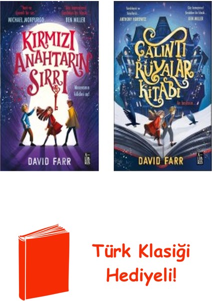 Davıd Farr 2 Kitap Seti + Türk Klasiği Hediye