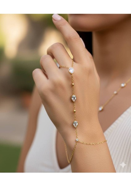 Kadın 3 Elmas Taşlı Işıltılı Şahmeran fiyatları