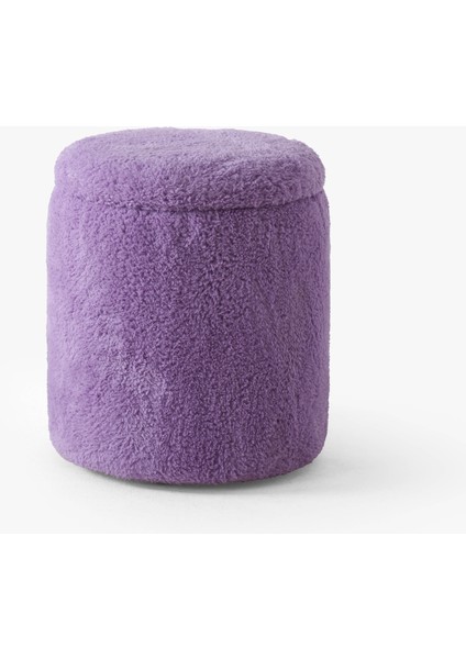 Teddy Sandıklı Puf - Yuvarlak Puf – Makyaj Masası Pufu -Dekoratif Ayak Uzatma Pufu modelleri