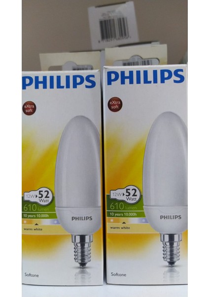 12W/52W E14 Duy Softone Ara Renk Ampul 2700K