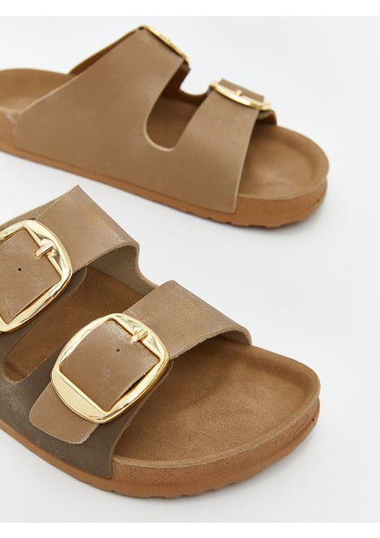 Yeni Sezon Çift Bantlı Kadın Terlik modelleri