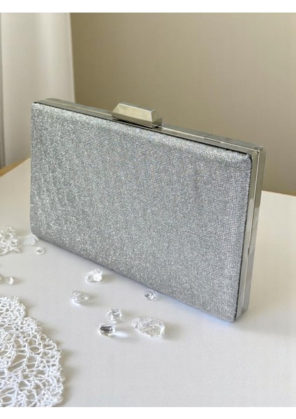 Nokta Desenli Renk Kadın Abiye Çanta Düğün Nişan Mezuniyet