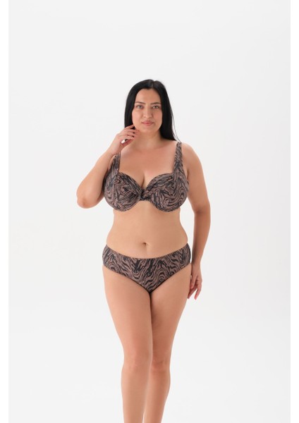 Büyük Beden Balenli Toparlayıcı Bikini Takım fırsatları