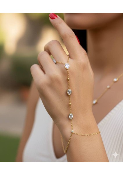 Kadın 3 Elmas Taşlı Işıltılı Şahmeran modelleri