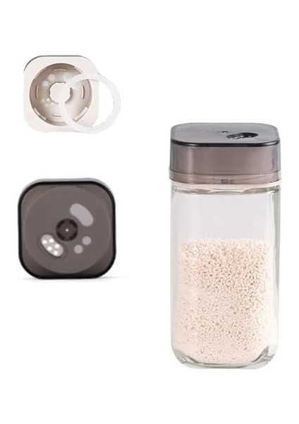 Home Ayarlanabilir Tuzluk Cam Baharatlık Seti, 2 Adet,tuz,pul Biber, Kara Biber, Nane Için Ideal, Mutfakta Çok Yönlü Kullanım fiyatları