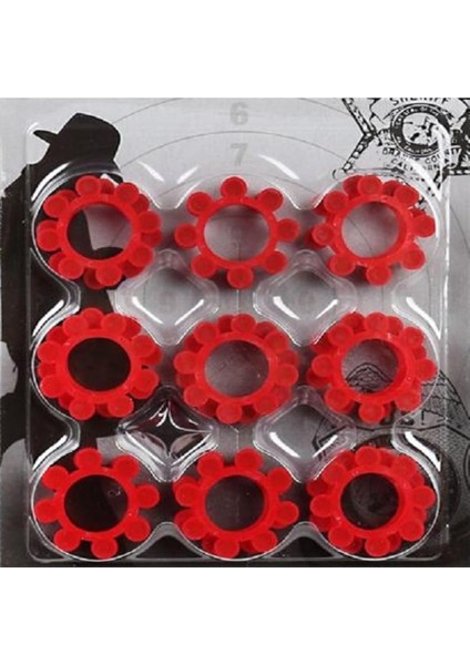 Oyuncak 720 Atışlık Shot 8 Li Kapsül Oyuncak Tabanca Kapsülü Kırmızı