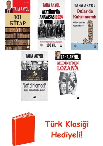 Taha Akyol 5 Kitap Seti + Türk Klasiği Hediye