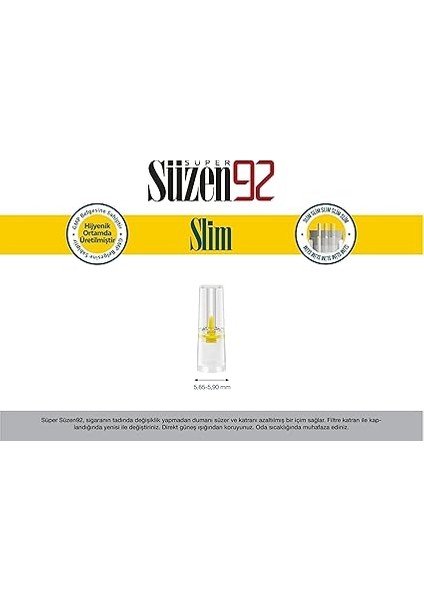 Süper Ağızlık Filtresi Slim 27'li Display Box fırsatları