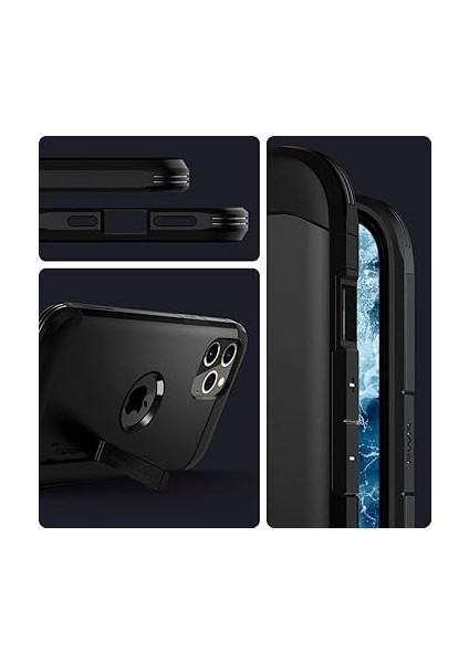 iPhone 12 Pro Max Kılıf Tough Armor Black - ACS01626 modelleri