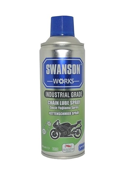 Works Motosiklet-Bisiklet Zincir Yağlama Spreyi 400 ml