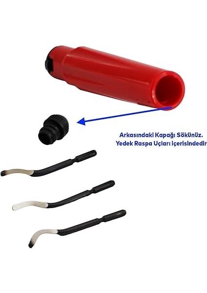 Kısa Saplı Çapak Alma Raspa Raspası Bıçağı Metal Kenar Parça Giderici 3D Baskı Kenar Düzeltici modelleri