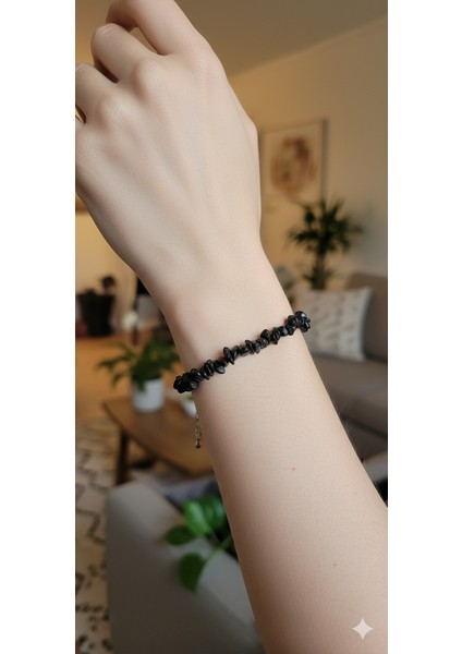 Oniks Doğal Taş Bileklik - Siyah Taşlı Şifa Bilekliği fiyatları