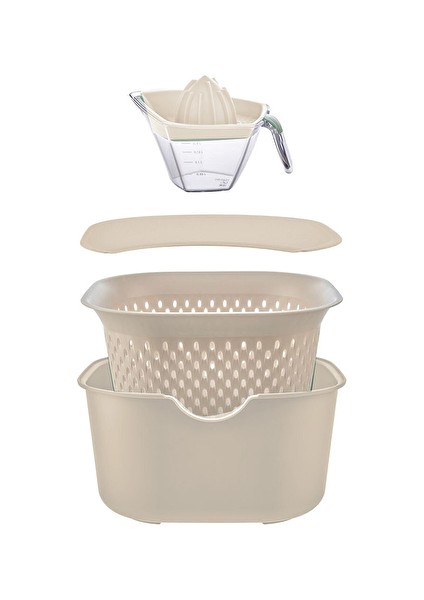 Süzgeçli 5 Parça Set