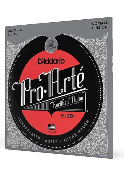 EJ30 Klasik Gitar Tel Seti (4/4), Rectified Clear Nylon