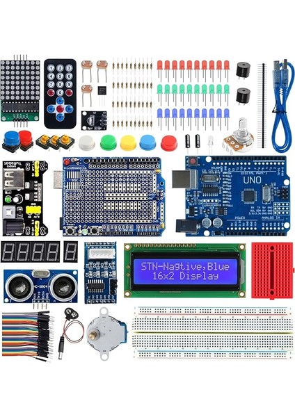 Robotik Kodlama Seti 145 Pcs (Arduino Temelli - Kutulu ve E-Kitaplı)