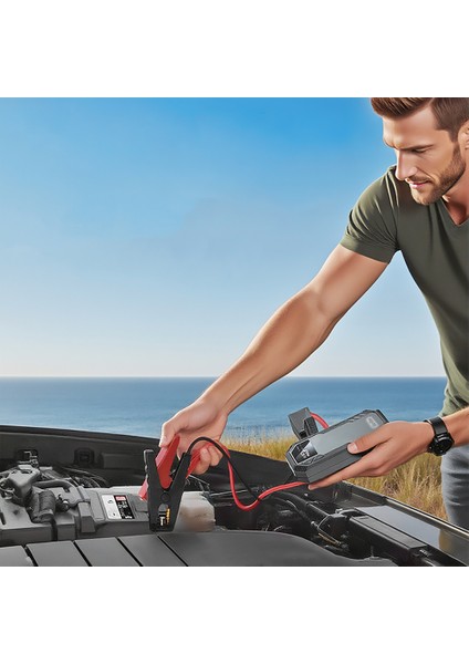 Go Des GD-B635 LED Işıklı Araç Akü Acil Durum Takviye Güç Kaynağı 12V Siyah modelleri