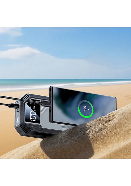 Go Des GD-B635 LED Işıklı Araç Akü Acil Durum Takviye Güç Kaynağı 12V Siyah fırsatları