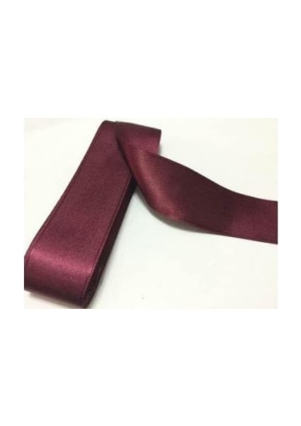 Marifetlerim - Bordo Saten Kurdele 1 cm 10 Metre 1 Adet