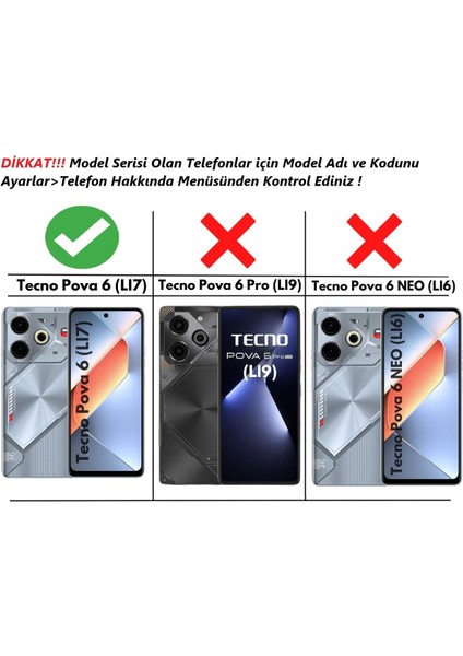 Tecno Pova 6 Uyumlu Tank Kılıf Yüzüklü Standlı Extra Darbe Koruma Zırhlı Outdoor Kapak - Siyah