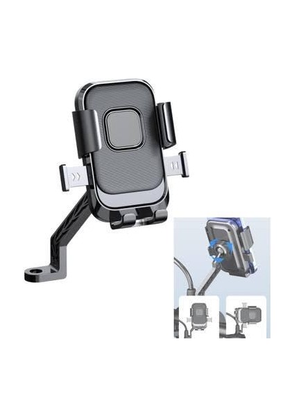 xy-089 bisiklet motorsiklet telefon tutucu aynaya montaj