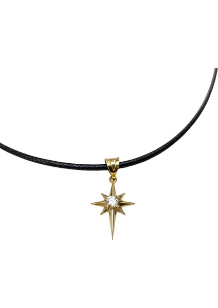 Kuzey Yıldızı Kolye 14 Ayar Altın Hd Videolu