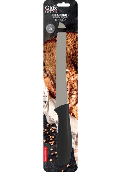 Ekmek Bıçağı Qlux Paslamaz Çelik Ekmek Bıçağı Bpa Içermez Ekmek Bıçağı BSF-00917