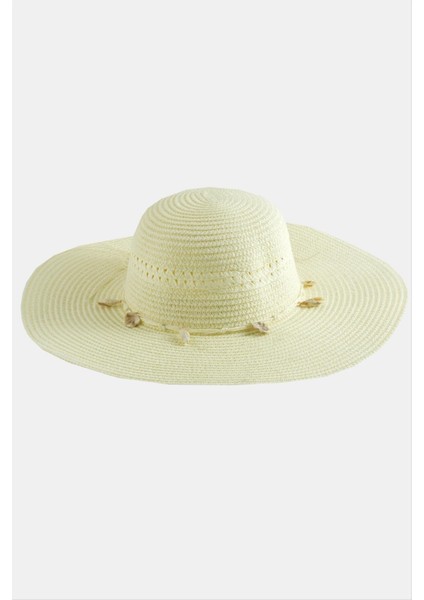 Resveq Deniz Kabuğu Hasır Şapka-Krem fiyatları