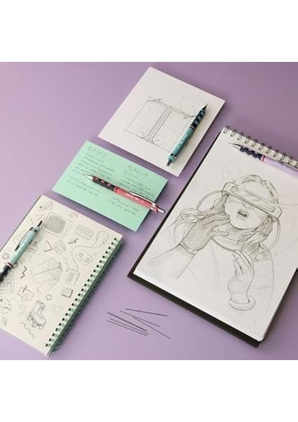 Tıkky Min Silgi 3'lü Okul Seti- 0.7 Gül Kurusu indirimleri