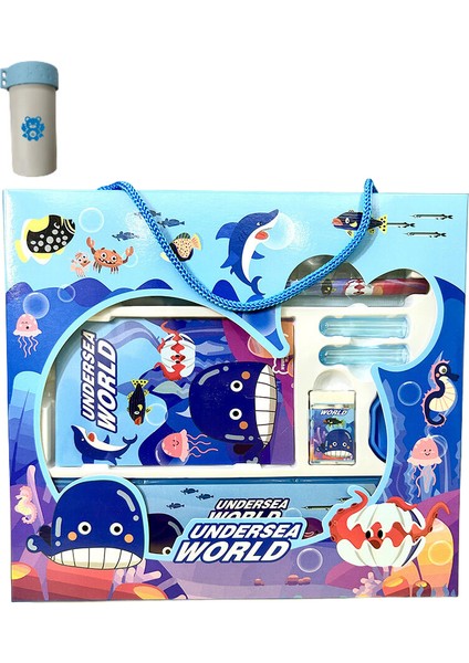 Sevimli Hayvan Öğrenme Kırtasiye Seti Kutusu (Yurt Dışından)