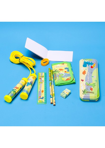 Öğrenci Atlama Ipi Kırtasiye Seti Çocuk Cüzdanı Öğrenme Kırtasiye Kutusu 9 Parçalı Set (Yurt Dışından) fiyatları