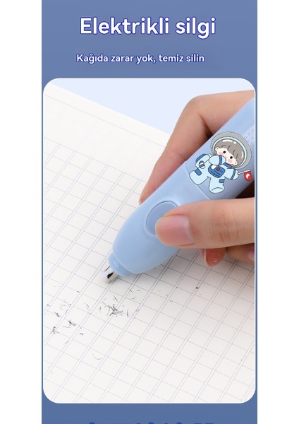 Çocuklar ve Öğrenciler Için Yaratıcı Elektrikli Kırtasiye Seti Kutusu Sevimli Karikatür (Yurt Dışından) fiyatları