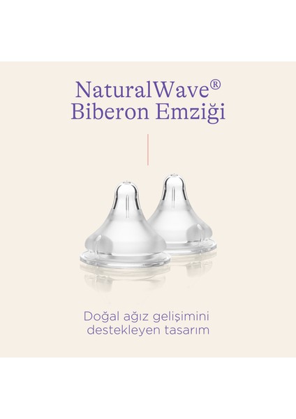 NaturalWave® 2'li Biberon Emziği Hızlı Akışlı fiyatları