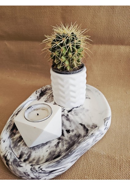 El Yapımı Beton Dekor Tabak – Minimal & Modern Japandi Tarzı, Takı & Anahtarlık Tabağı indirimleri