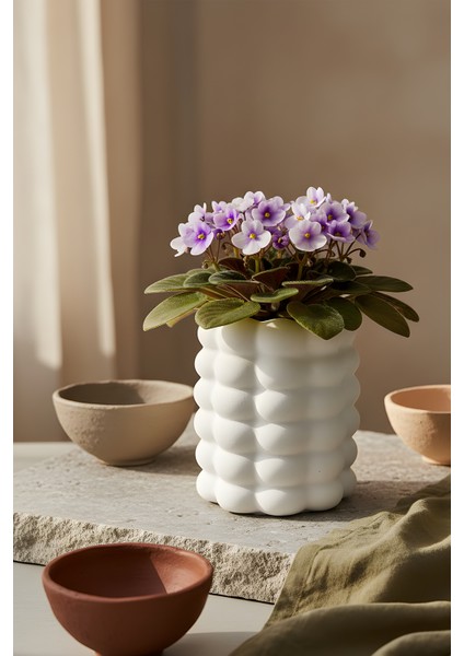 Beton Dekoratif Obje Bohem Vazo – Modern Tasarım 10 x 17 fırsatları