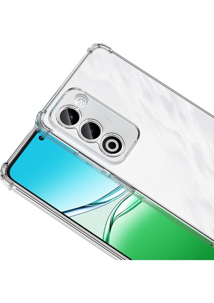 Oppo A5 (2025) Uyumlu Köşe Korumalı Darbelere Dayanıklı Antishock Airbag Şeffaf Kapak fiyatları