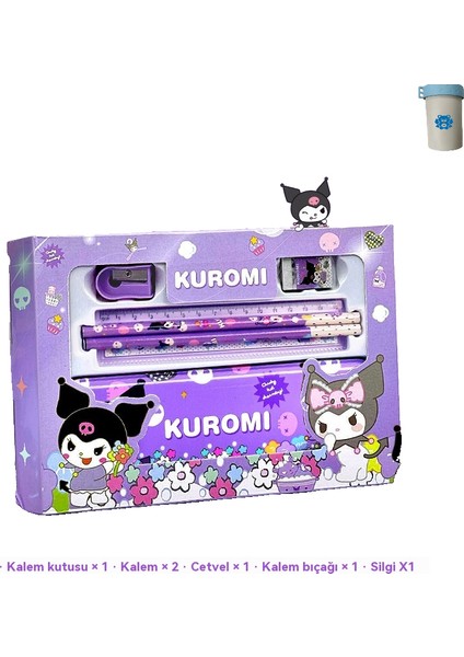Kırtasiye Kutusu Seti Çılgın Öğrenci Yükseltme Seti 6 Parçalı Set (Yurt Dışından)