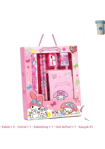 Kırtasiye Kutusu Seti Çılgın Öğrenci Temel Seti 6 Parçalı Set (Yurt Dışından)