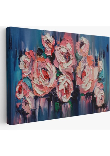 -Premier Kanvas Serileri- Şakayık Çiçeği Tablosu, Kanvas Duvar TABLOSU-1198 modelleri